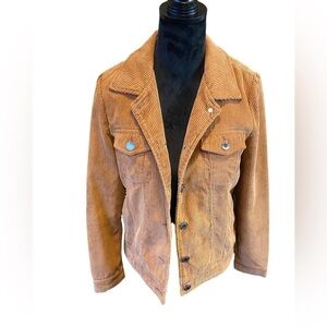 K.Zell Brown Corduroy Jacket Women's Size Small